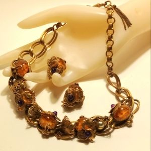 Vintage Schiaparelli Art Deco Dragon Suite